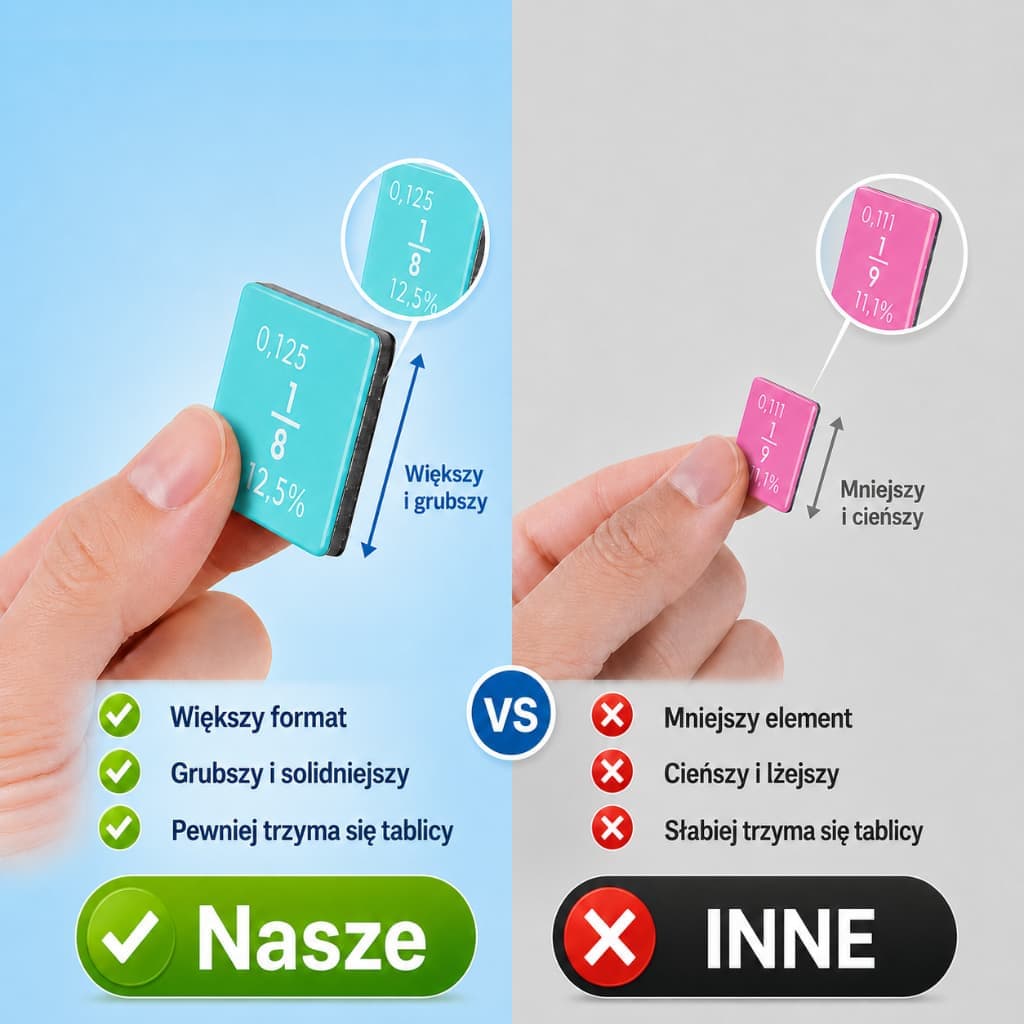 FRACMAG – książka edukacyjna system krążków ułamkowych