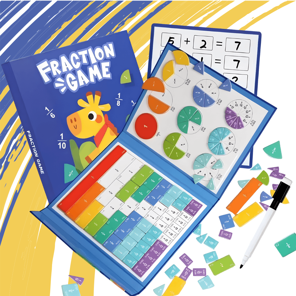 FRACMAG – ułamki kolorowy system krążków edukacyjnych