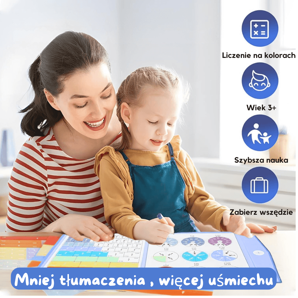 FRACMAG – ułamki kolorowy system krążków edukacyjnych