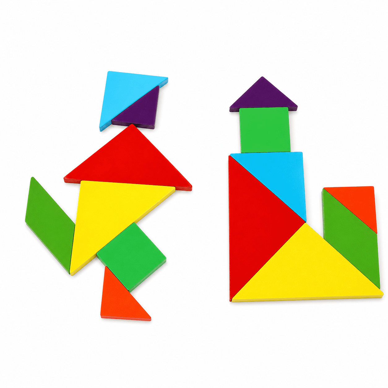 Tangram książeczka magnetyczna układanka montessori klocki gra logiczna 3D