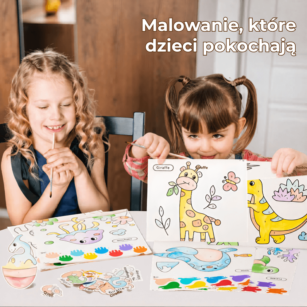 Farbusie — komplet 3 książek edukacyjnych 3w1 (ocean, dinozaury, zwierzęta)